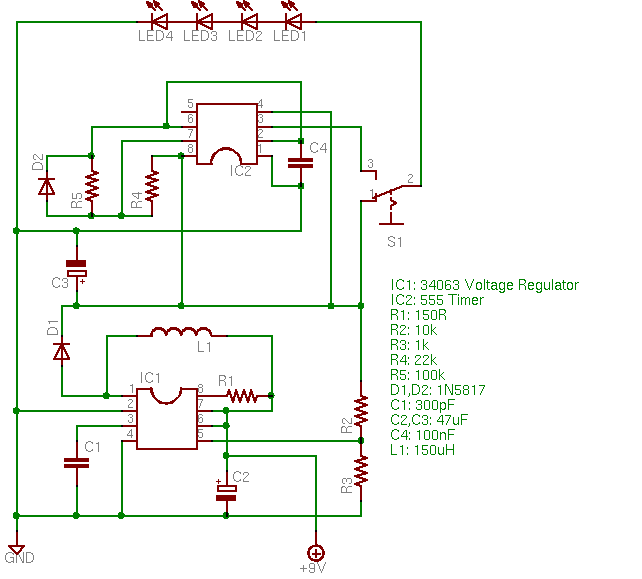 LED Light Schematics