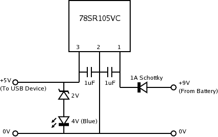 USB Battery Schematics